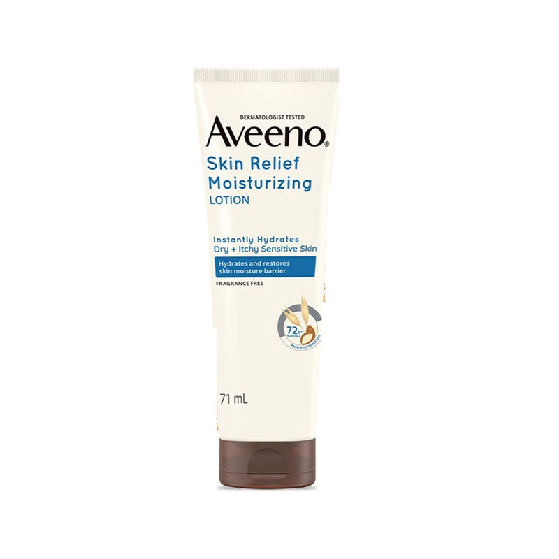 Aveeno Skin Relief Moisturising Lotion - Oat + Shea Butter Body Moisturizer For Dry & Sensitive Skin
