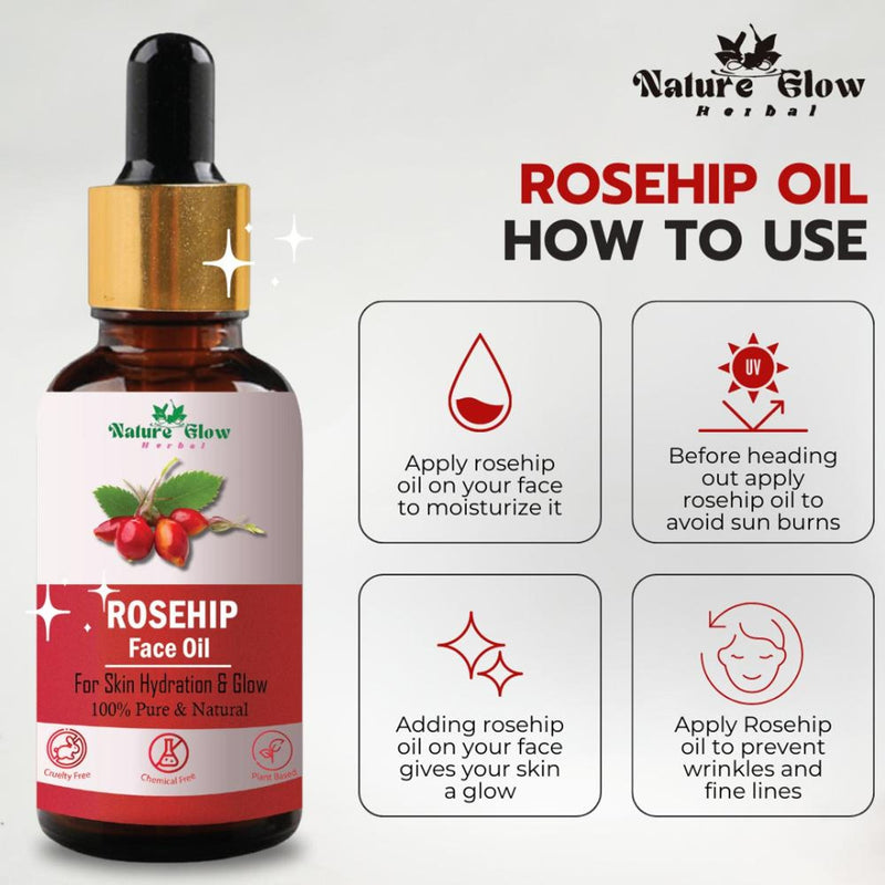 Nature Glow Herbal Rosehip Facial Oil