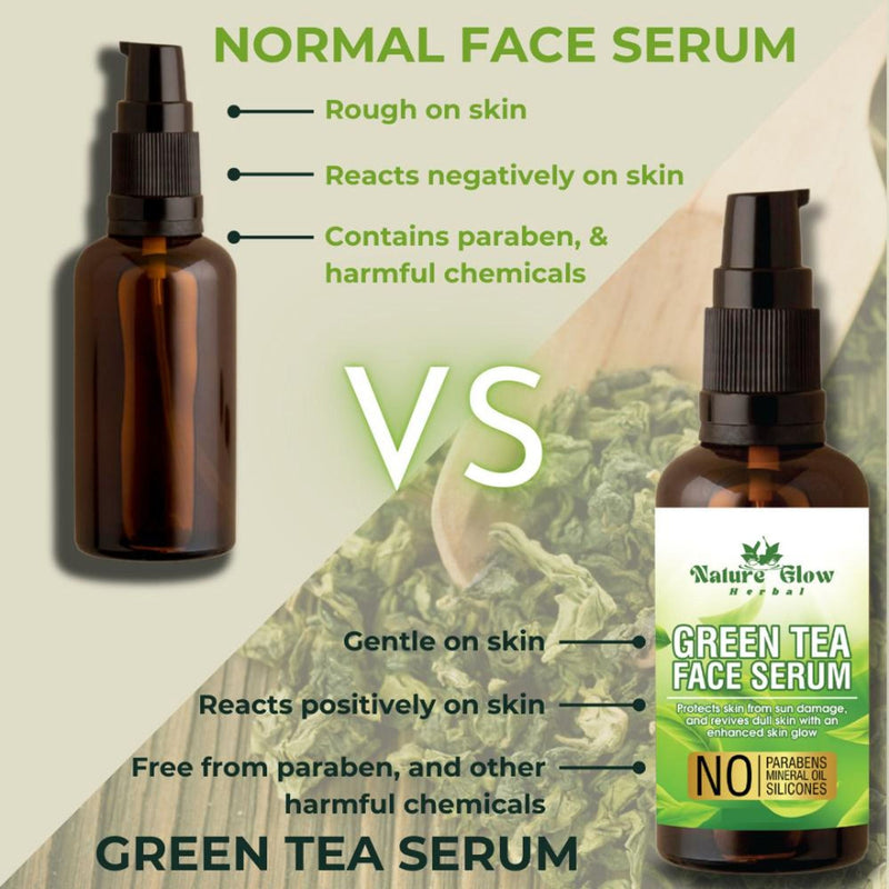 Nature Glow Herbal Green Tea Face Serum