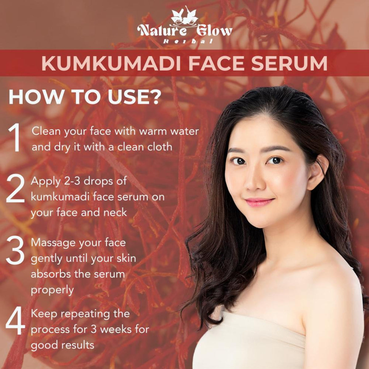 Nature Glow Herbal Glow Kumkumadi Face Serum