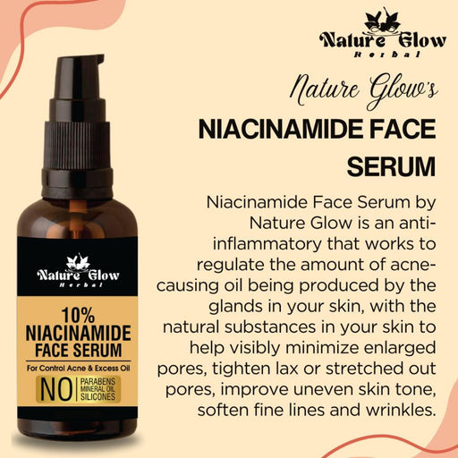 Nature Glow Herbal 10% Niacinamide Face Serum