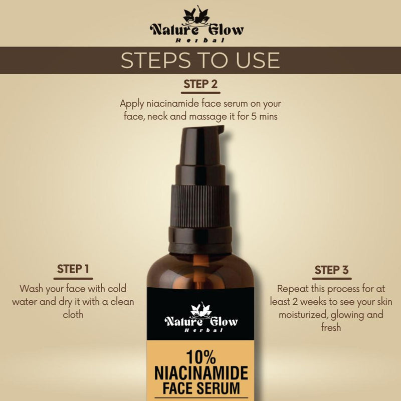 Nature Glow Herbal 10% Niacinamide Face Serum