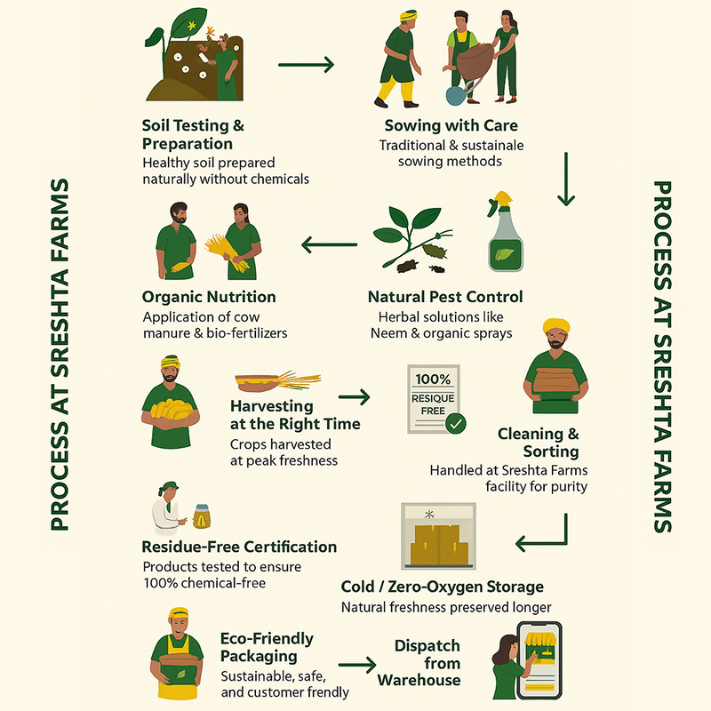 Sreshta Farms Natural Chilli Powder (Desi Mirapa Karam)