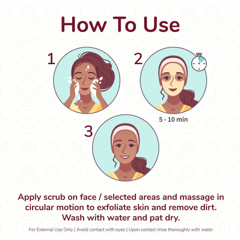 Ningen Orange and Apricot Face Scrub