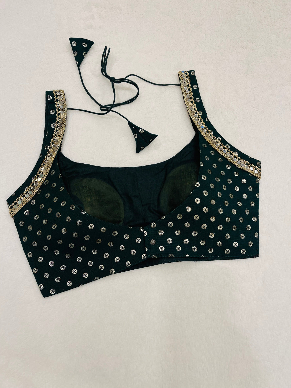 Shimmering Green blouse