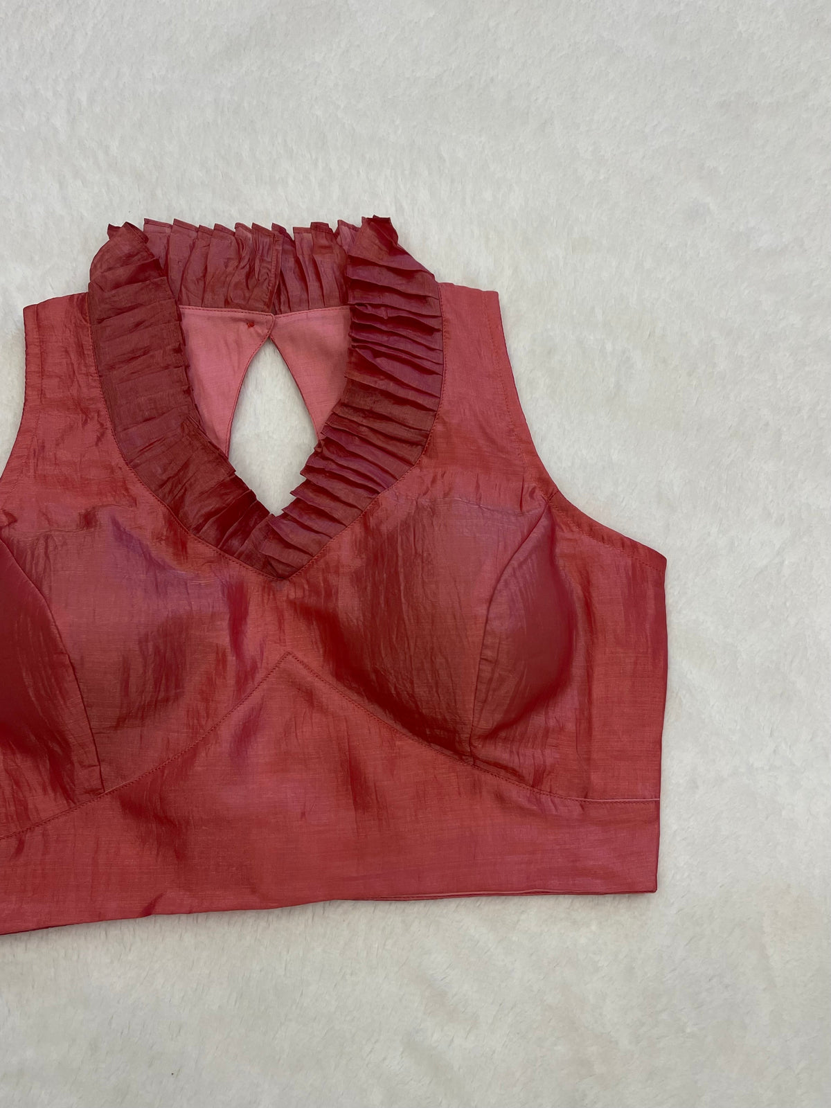 Nayra Rust Pink Blouse