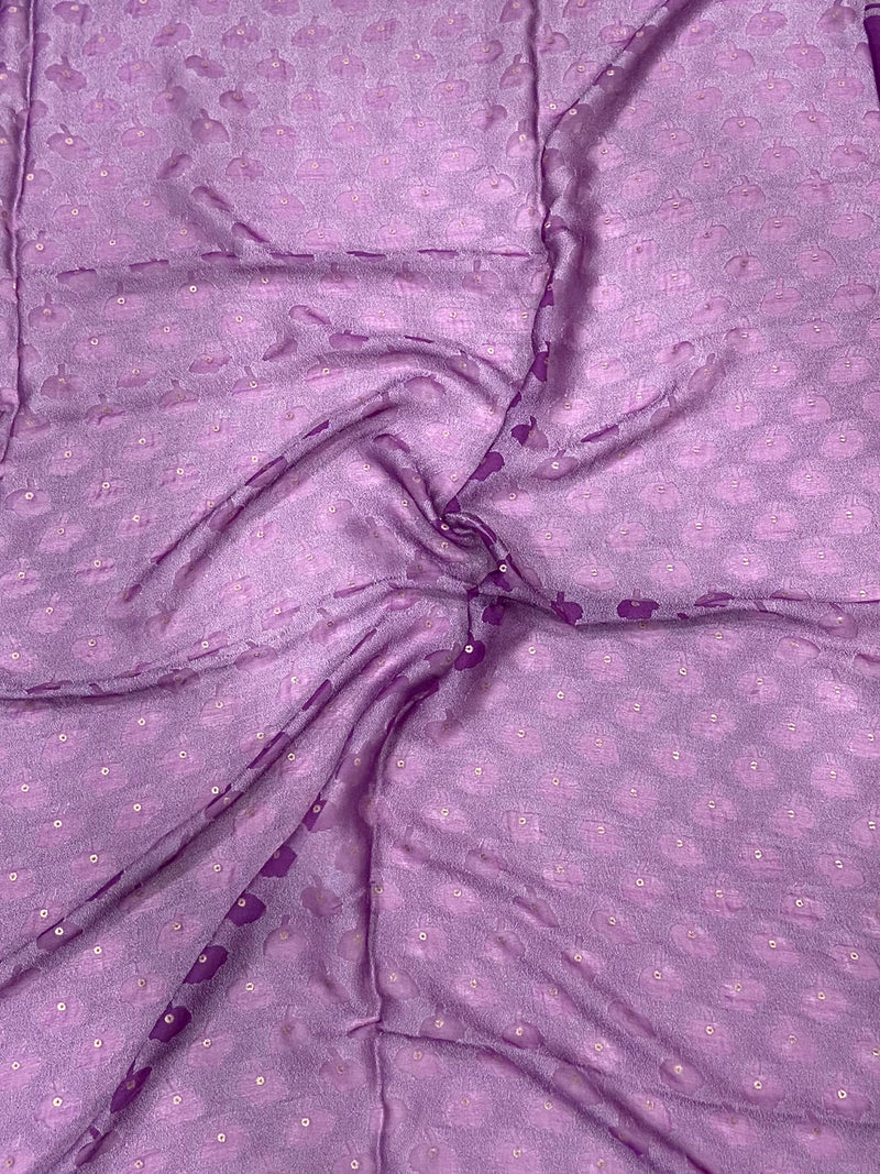 Wine Brasso Soft Mina Kari Weaving Saree