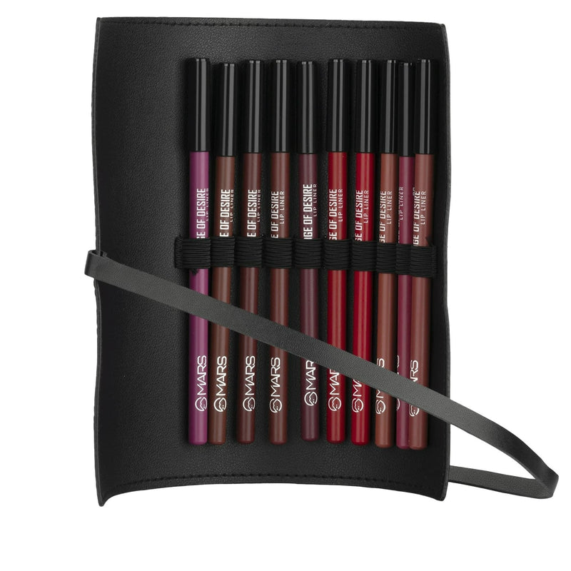 MARS Cosmetics Edge of Desire Lip Liner With Holder - Set A