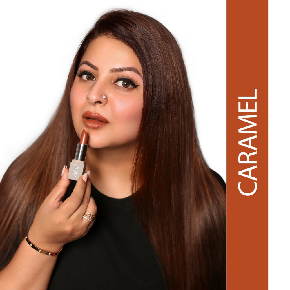Love Earth Satin Matte Lipstick - Caramel