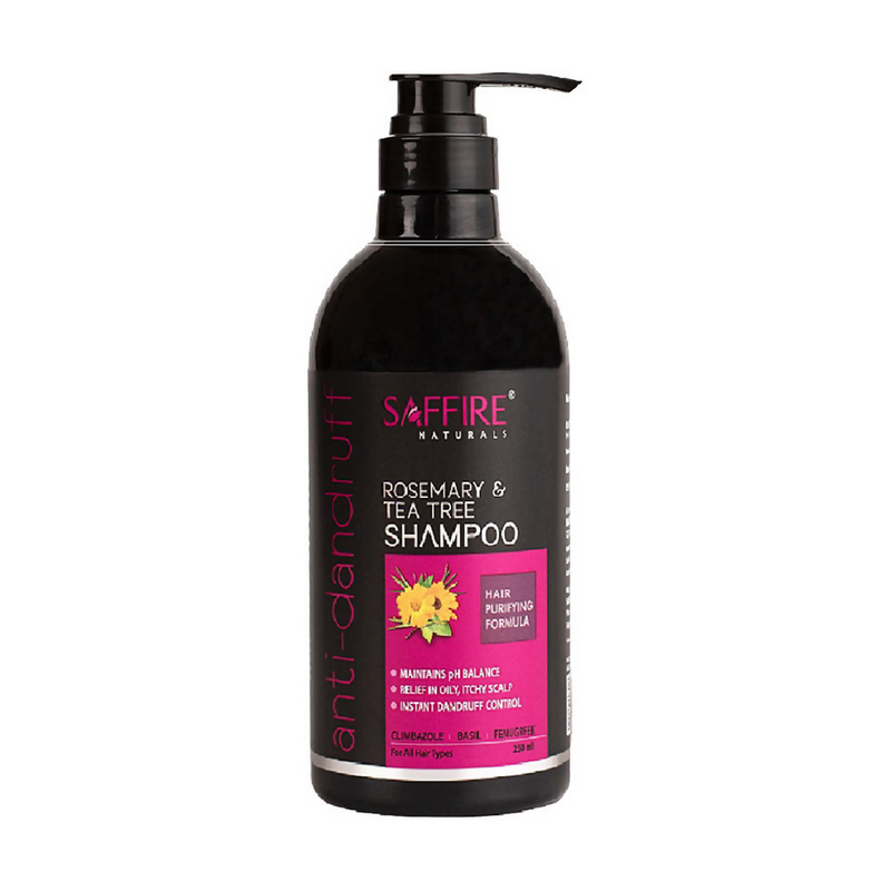 Saffire Naturals Rosemary & Tea Tree Anti-Dandruff Shampoo