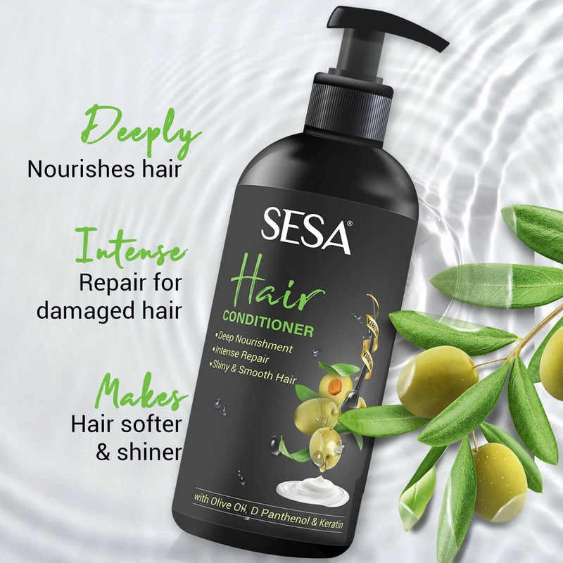 Sesa Ayurvedic Hair Conditioner For Dry Frizzy Hair Deep Nourishment For Soft Shiny Hair