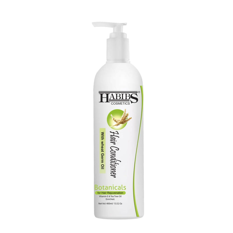 Habibs Professional Hair Conditioner Nourishing For Smooth & Straight Frizz-Free Hair, With Wheat Germ Oil Vitamin E & Tea Tree Oil Enriched