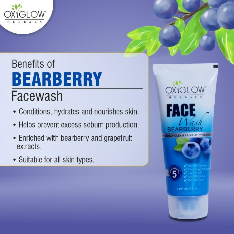 Oxyglow Herbals Bearberry Face Wash
