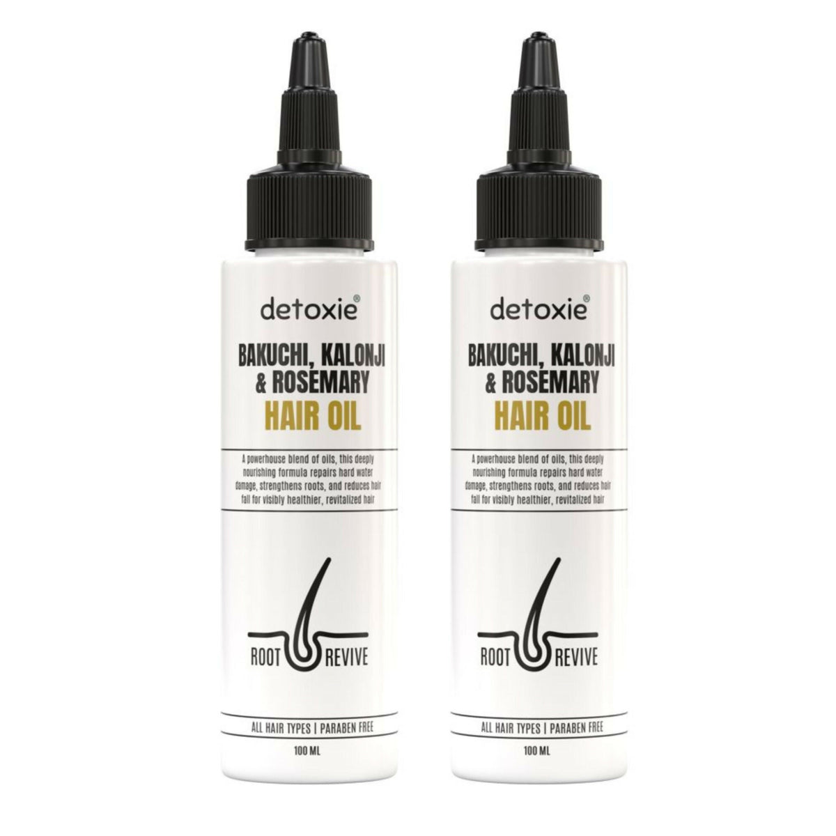 Detoxie Bakuchi Kalonji & Rosemary Hair Oil
