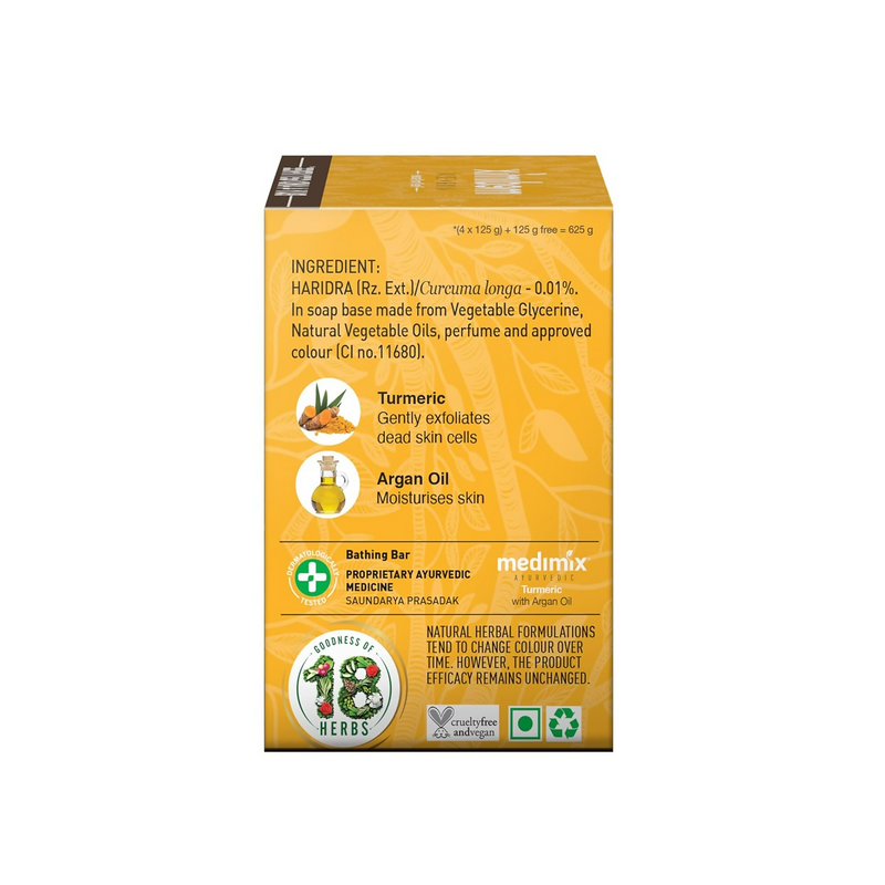 Medimix Ayurvedic Tumeric & Argan Oil Bathing Bar
