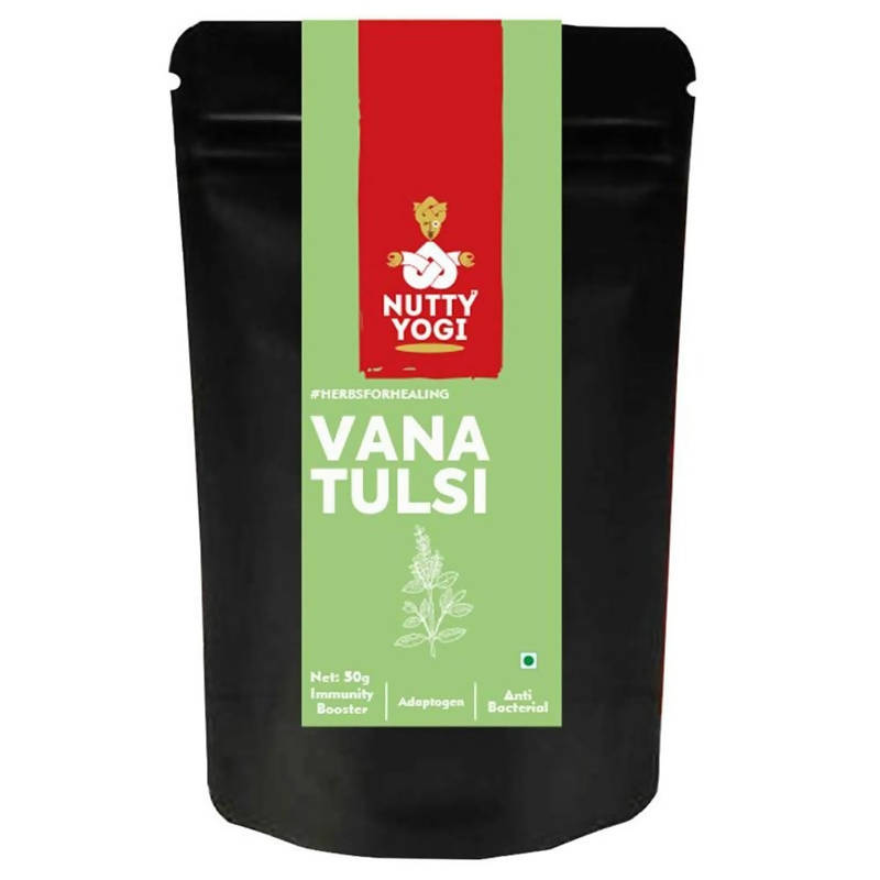 Nutty Yogi Vana Tulsi Dried Leaves (Holy Basil)