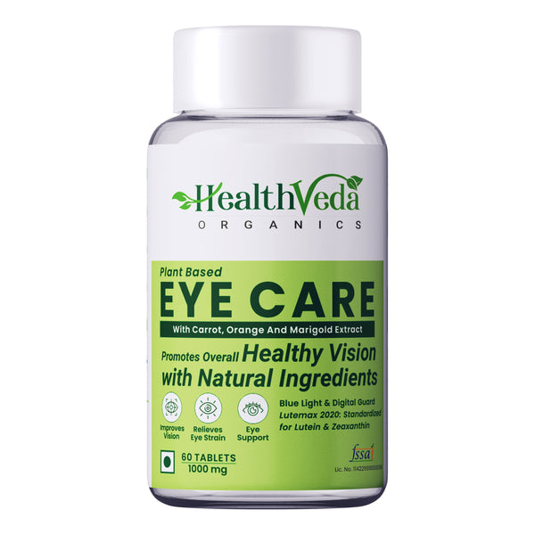 Health Veda Organics Plant Based Eye Care Supplements Tablets