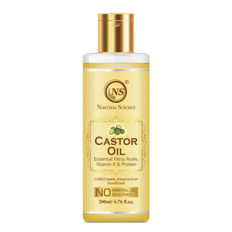 Nuerma Science Castor Oil For Skin & Body | Hydrating & Soothing Massage Oil