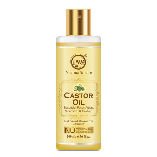 Nuerma Science Castor Oil For Skin & Body | Hydrating & Soothing Massage Oil