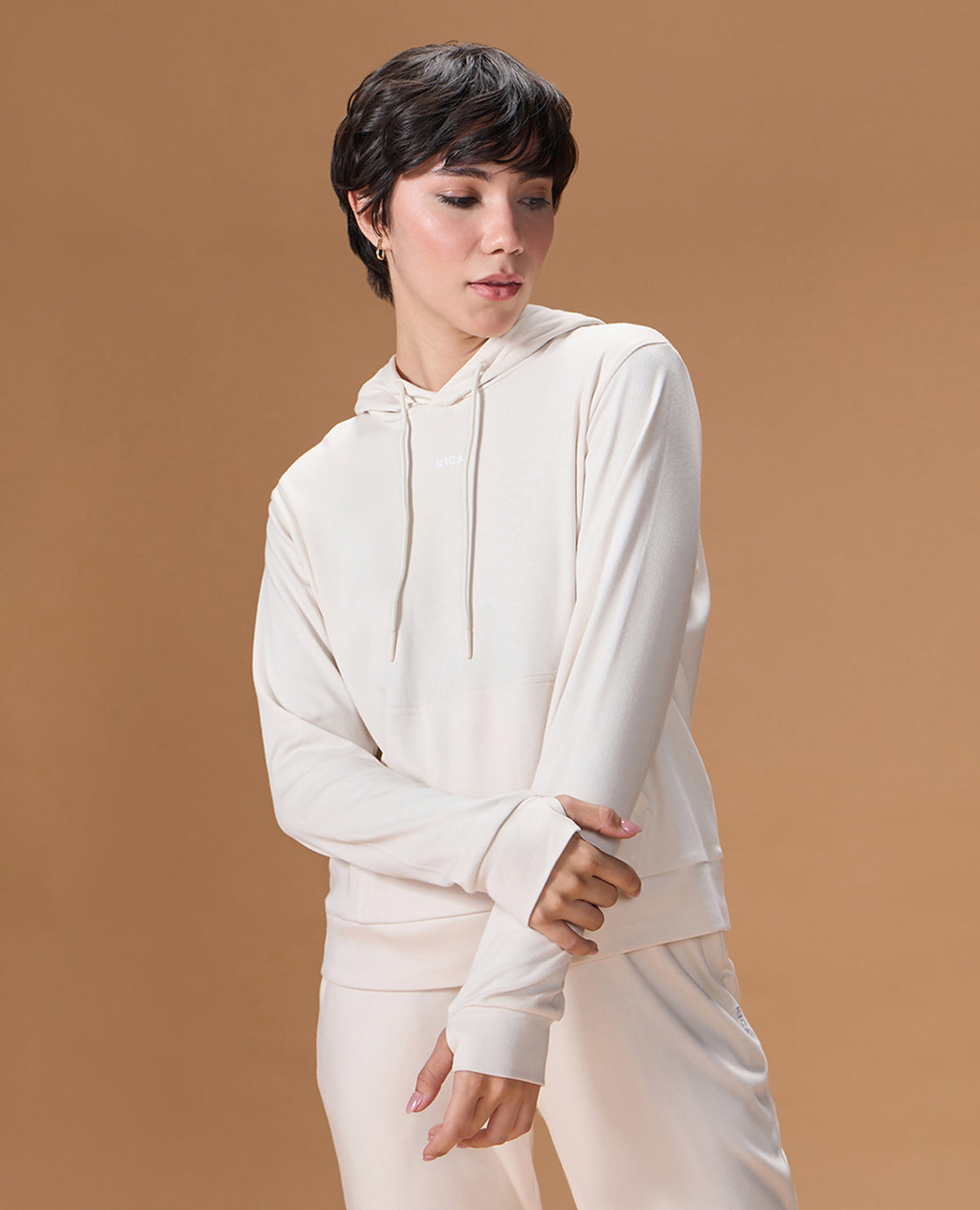 Extra Soft Cotton Hoodie and Track Pants White