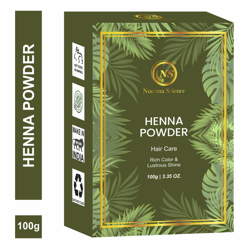 Nuerma Science Henna (Organic & Natural) Powder For Hair Color
