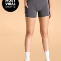 Kica High-Waisted Workout Booty Shorts