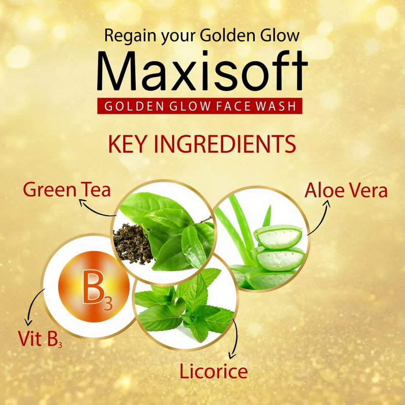 Maxisoft Golden Glow Face Wash