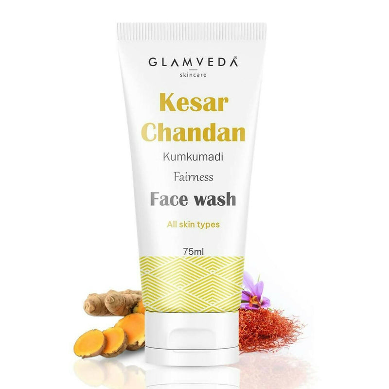Glamveda Kesar Chandan Kumkumadi Fairness Face Wash