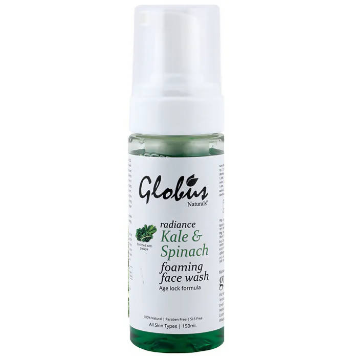 Globus Naturals Kale & Spinach Foaming Face Wash
