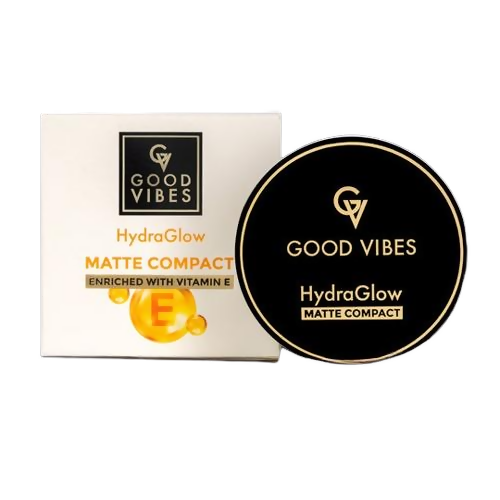 Good Vibes HydraGlow Matte Compact - Rich Ivory 01