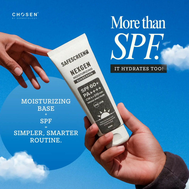 Chosen Safescreen Nexgen Spf 60+ Moisturizing Sunscreen