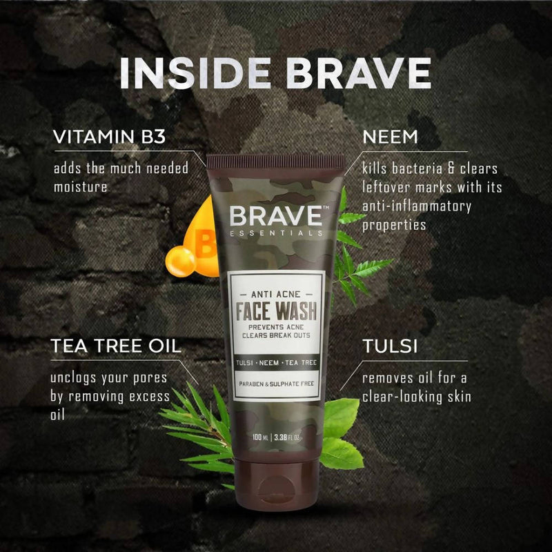 Brave Essentials Anti-Acne Face Wash