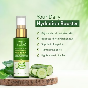 Lotus Botanicals Cucumber & Aloe Vera Pore Tightening Face Tone