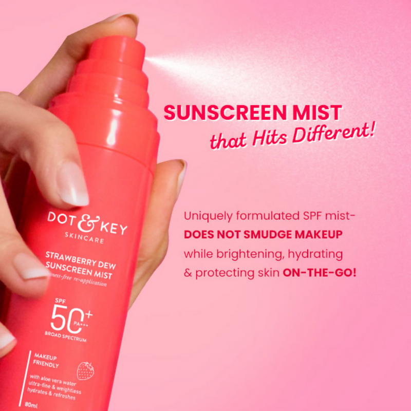 Dot & Key Strawberry Dew Sunscreen Mist SPF 50+
