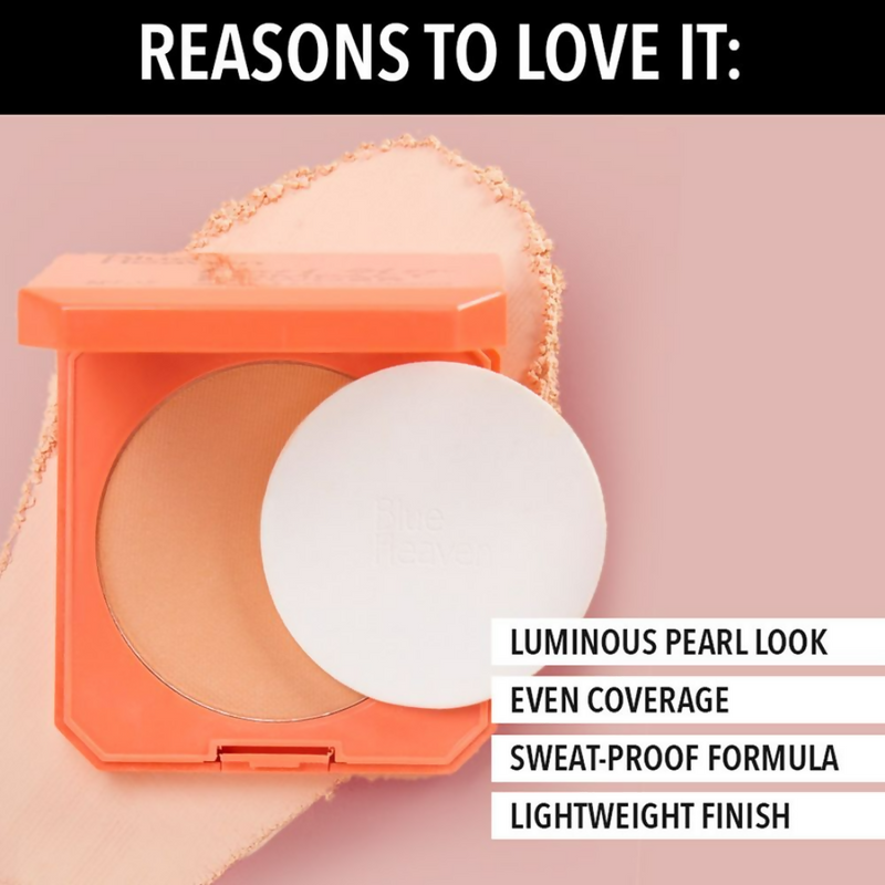 Blue Heaven Pearl Glow Compact Powder SPF 15 PA+++ Medium Honey