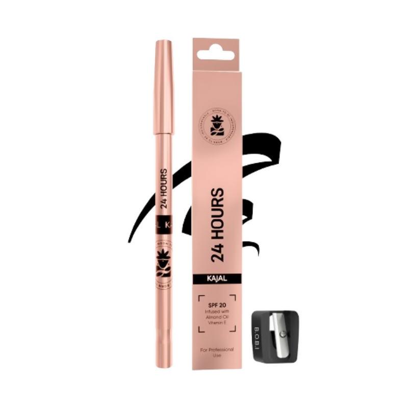 BOBI 24 Hours Kajal For Eyes Smudgeproof Waterproof Formula