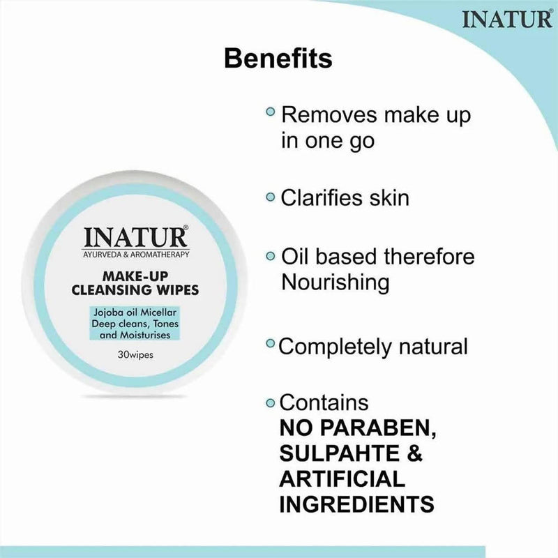 Inatur Make-up Cleansing Wipes