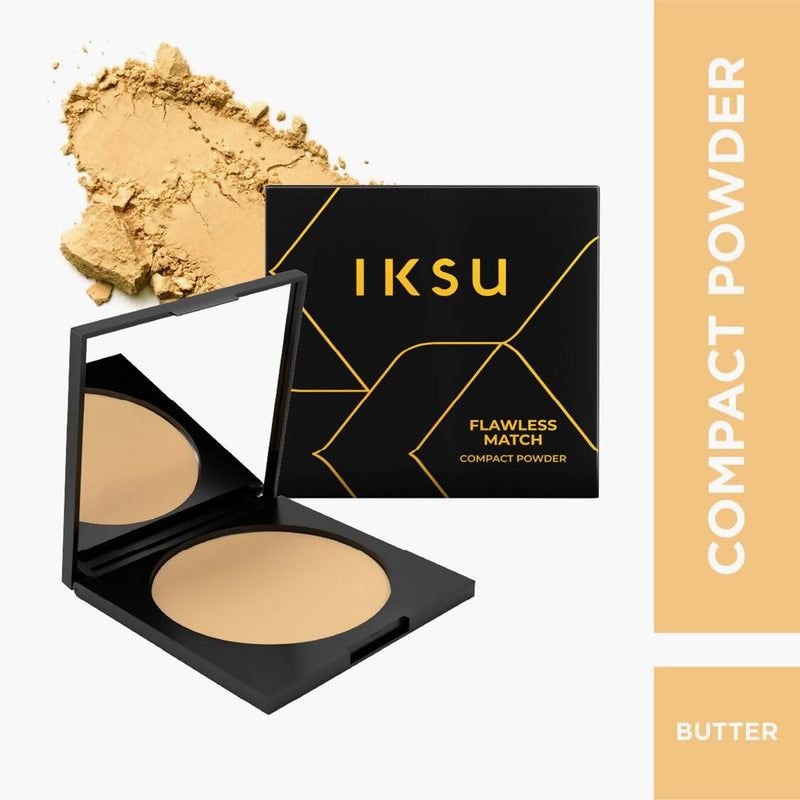 IKSU Flawless Match Compact Powder- Butter