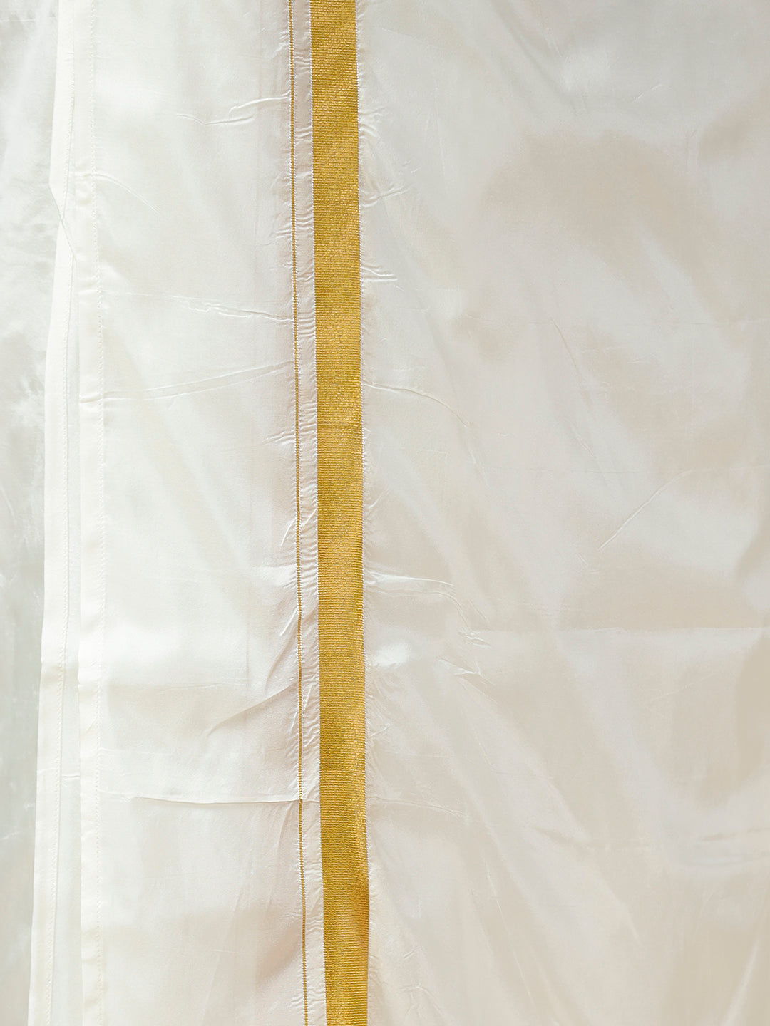 Men Grayish Brown Shirt with Art Silk Double Layer Dhoti Combo PS10