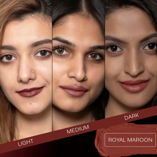 Faces Canada Weightless Matte Finish Lipstick - Royal Maroon 16