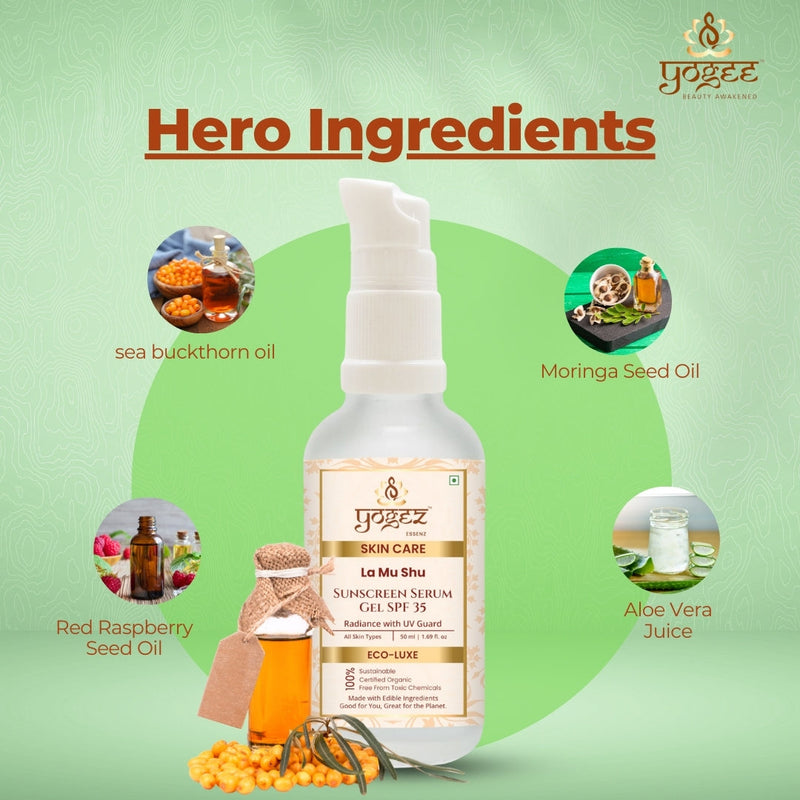 Yogez La Mu Shu Sunscreen Serum SPF 35