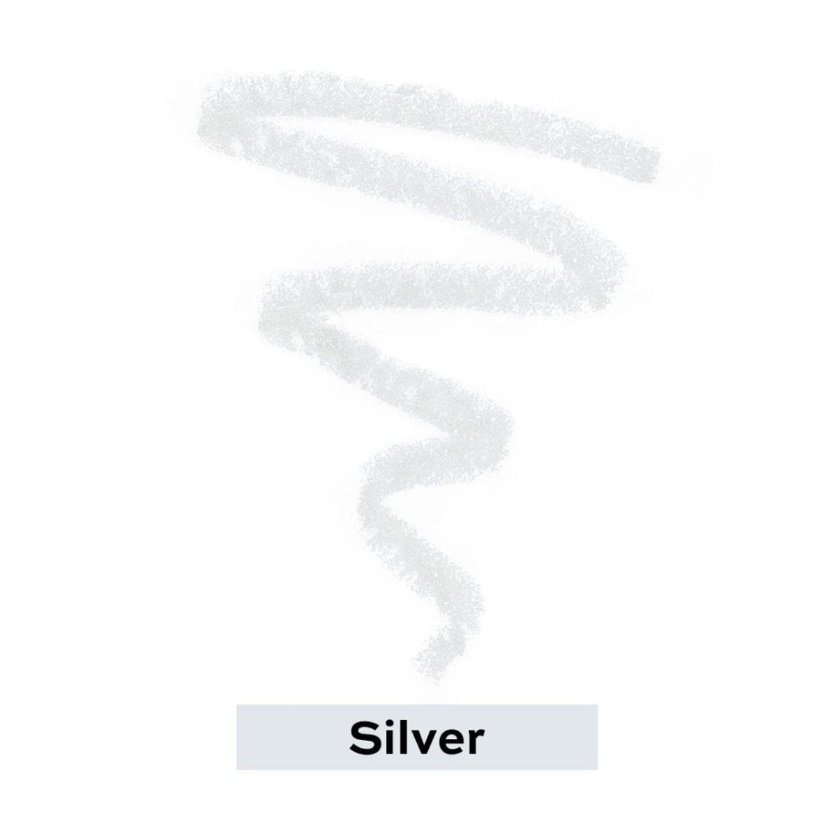 Makeup Revolution Streamline Waterline Eyeliner Pencil-Ultra Creamy Smudge Proof Smokey Looks - Silver