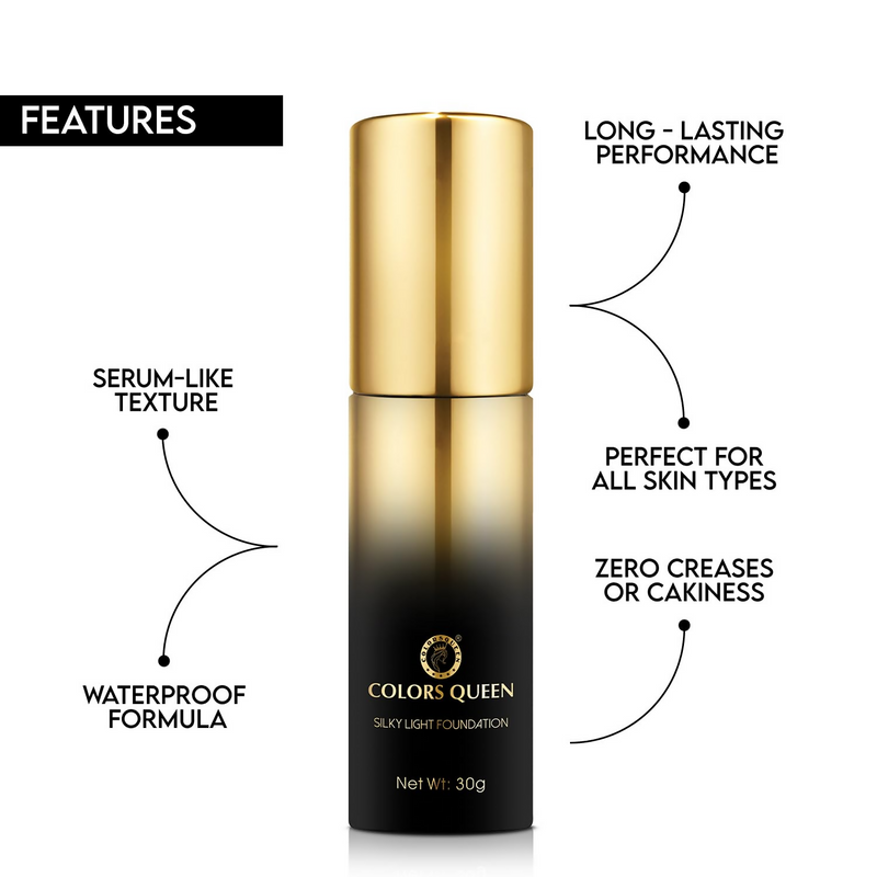 Colors Queen Silky Light Foundation - 04 Natural Nude