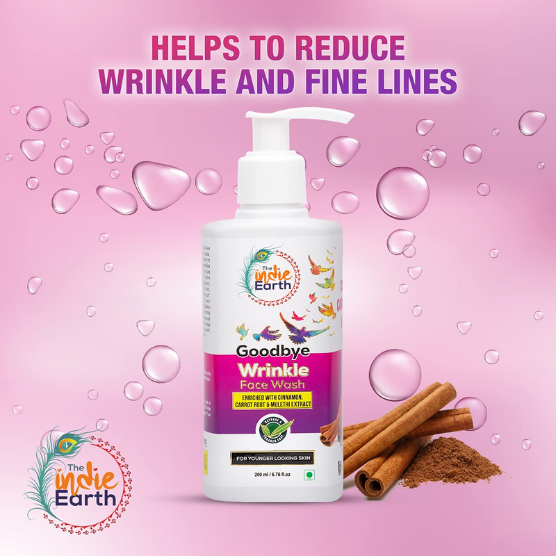 The Indie Earth Goodbye Wrinkle (Anti-Ageing) Facewash