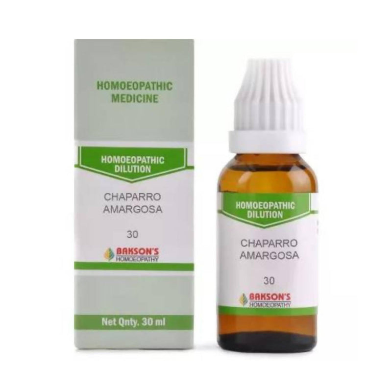 Bakson's Homeopathy Chaparro Amargosa Dilution - Limited Time Offer