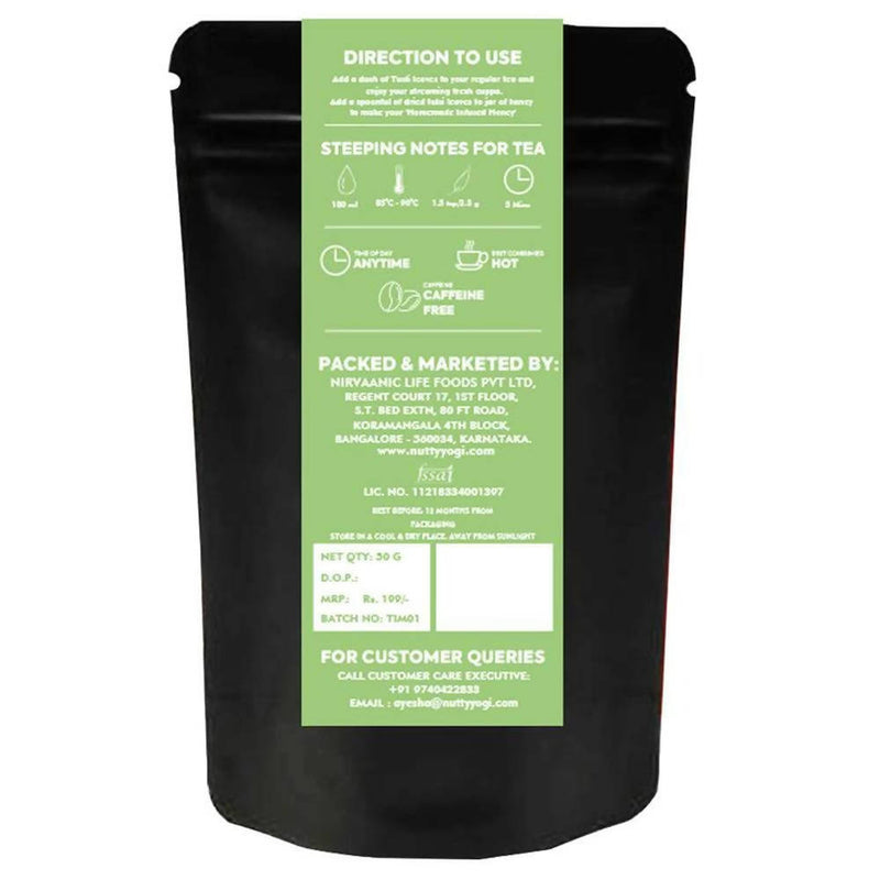 Nutty Yogi Vana Tulsi Dried Leaves (Holy Basil)