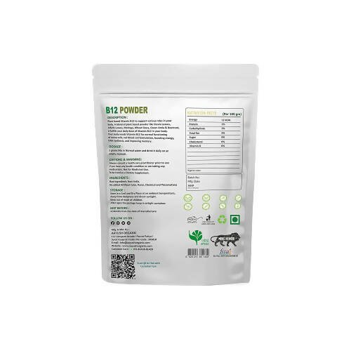 Ao Organic Natural Plant Base B12 Powder