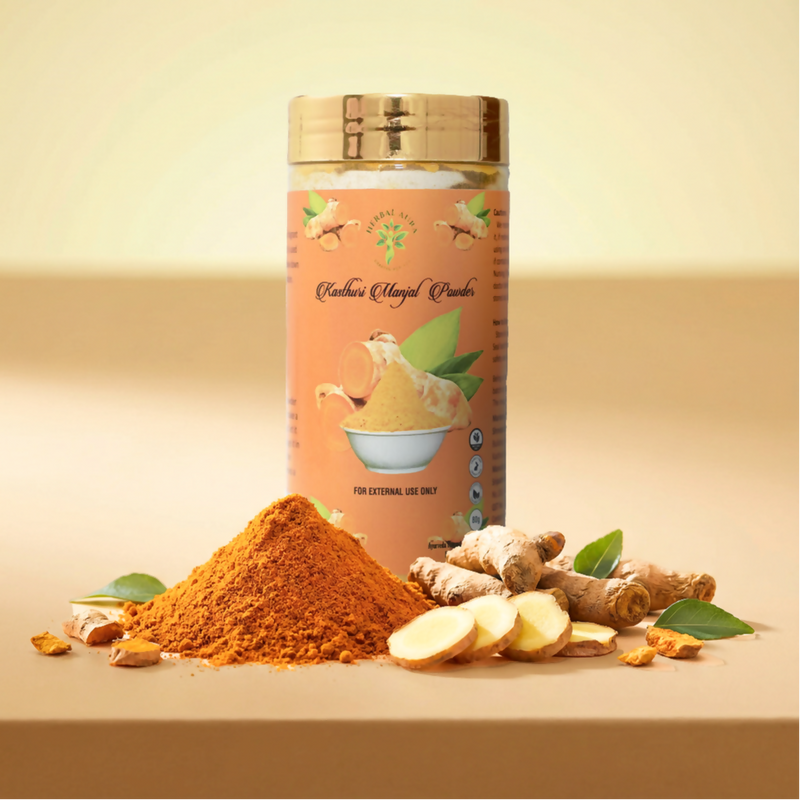 Herbal Aura Kasthuri Manjal Powder