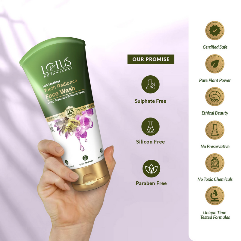 Lotus Botanicals Bio-retinol Youth Radiance Face Wash