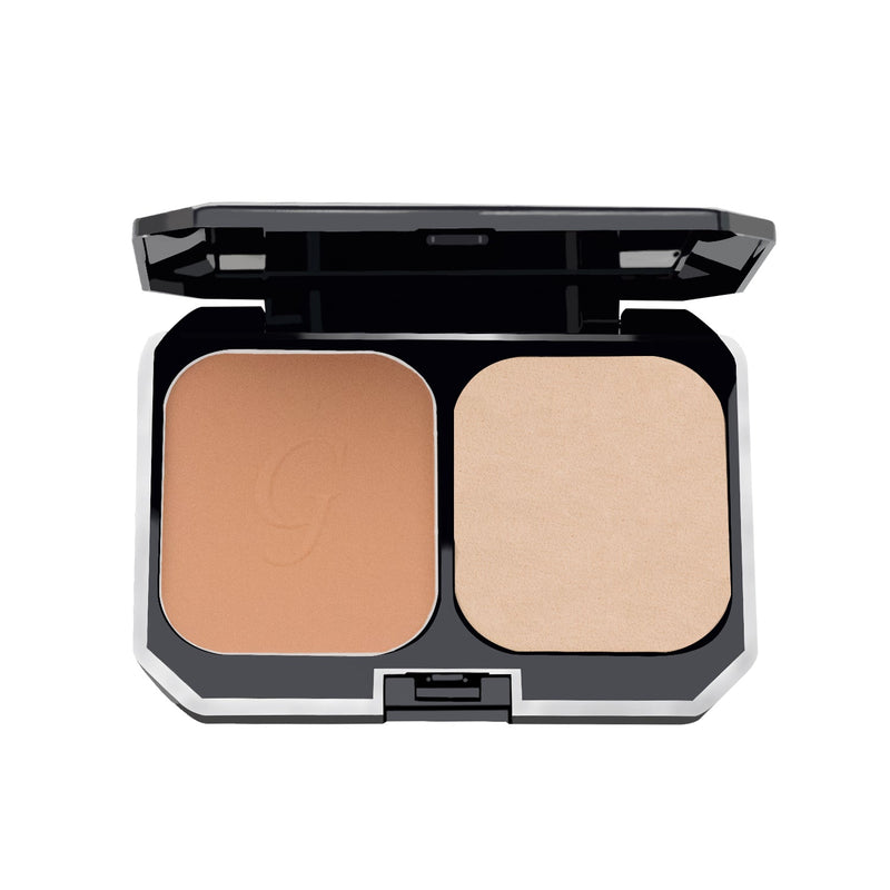 Glamgals Hollywood-U.S.A 2 In 1 Two Way Cake Compact Makeup + Foundation SPF 15, (Sandy Brown)